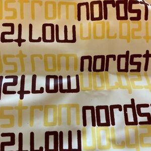 Nordstrom Tote Bag with Yellow and Brown Design